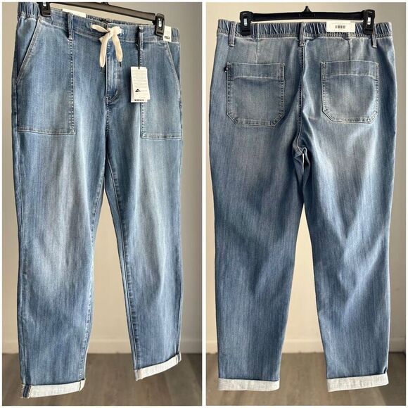 NWT JUDY BLUE CLEARWATER JOGGER HIGH RISE STRAIGHT FIT 15/32 - Picture 3 of 7